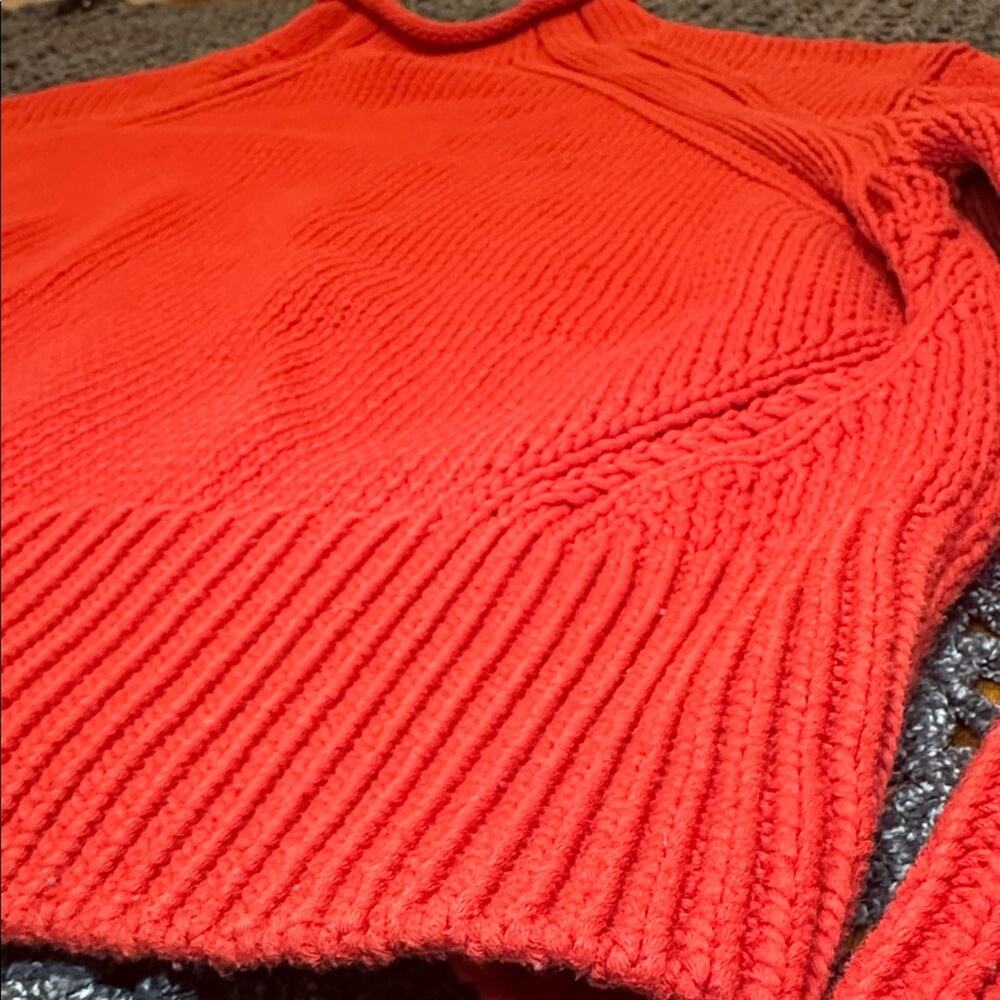 H&M Vibrant Red Cowl Neck Sweater - Picture 5 of 7